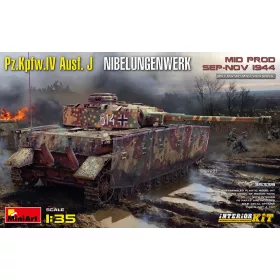   MiniArt Pz.Kpfw.IV Ausf. J Nibelungenwerk. Mid Prod. (Sep-Nov 1944) Interior Kit – 1:35 harcjármű makett