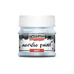   Pentart Gyöngyház kék színű akril bázisú hobbi festék 50 ml