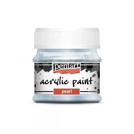 Pentart Gyöngyház kék színű akril bázisú hobbi festék 50 ml