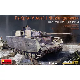   MiniArt Pz.Kpfw.IV Ausf. J Nibelungenwerk Late Prod. (Jan - Feb 1945) Interior Kit – 1:35 harcjármű makett