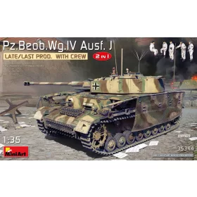   MiniArt Pz.Beob.Wg.IV Ausf. J Late/Last Prod. 2 in 1 w/Crew – 1:35 harcjármű makett
