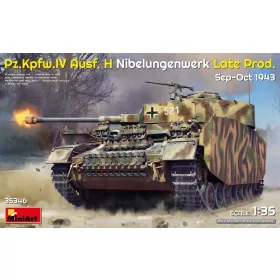   MiniArt Pz.Kpfw.IV Ausf. H Nibelungenwerk Late Prod. (Sep-Oct 1943) – 1:35 harcjármű makett