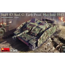   MiniArt StuH 42 Ausf. G  Early Prod (May-June 1943) – 1:35 harcjármű makett
