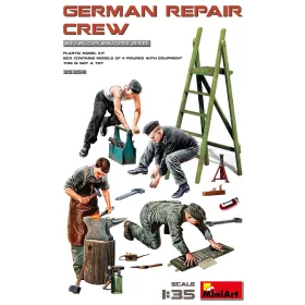 MiniArt German Repair Crew – 1:35 figura makett