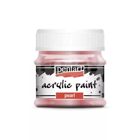 Pentart Gyöngyház rózsaszín színű akril bázisú hobbi festék 50 ml