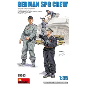 MiniArt German SPG Crew – 1:35 figura makett