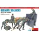 MiniArt German Soldiers w/ Fuel Drums. Special Edition (35041 & 35597 6 drums) – 1:35 figura makett
