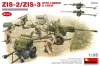 MiniArt ZIS-2/ZIS-3 With LIMBER & CREW. 2 IN 1 – 1:35 löveg makett