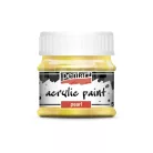 Pentart Gyöngyház sárga színű akril bázisú hobbi festék 50 ml