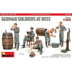   MiniArt GERMAN SOLDIERS AT REST. SPECIAL EDITION – 1:35 figura makett