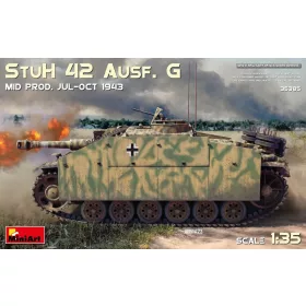   MiniArt StuH 42 Ausf. G  Mid Prod (Jul-Oct 1943) – 1:35 harcjármű makett