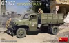 MiniArt 1,5t 4x4 G7107 Cargo Truck w/Wooden Body – 1:35 teherautó makett