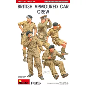   MiniArt British Armoured Car Crew.Special Edition – 1:35 figura makett