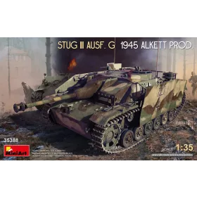   MiniArt StuG III Ausf. G  1945 Alkett Prod. – 1:35 harcjármű makett