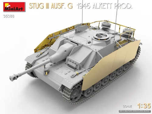 MiniArt StuG III Ausf. G  1945 Alkett Prod. – 1:35 harcjármű makett