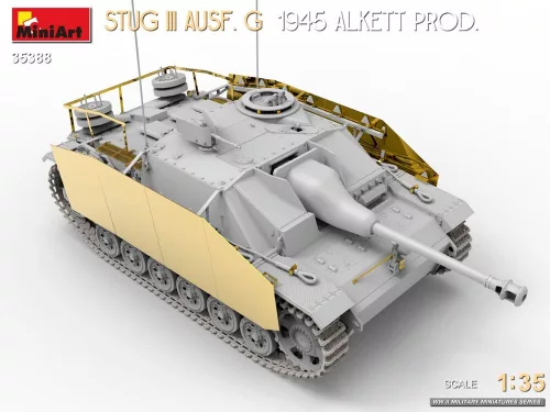 MiniArt StuG III Ausf. G  1945 Alkett Prod. – 1:35 harcjármű makett