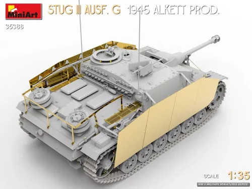 MiniArt StuG III Ausf. G  1945 Alkett Prod. – 1:35 harcjármű makett