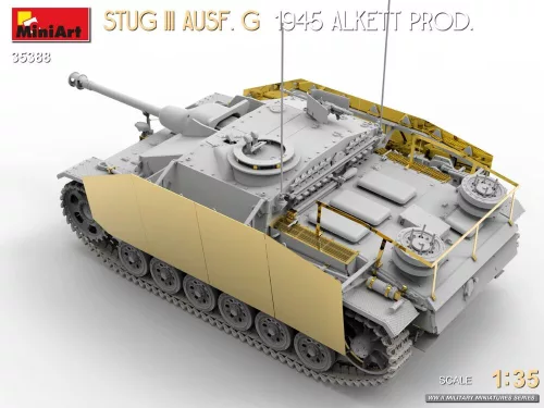 MiniArt StuG III Ausf. G  1945 Alkett Prod. – 1:35 harcjármű makett