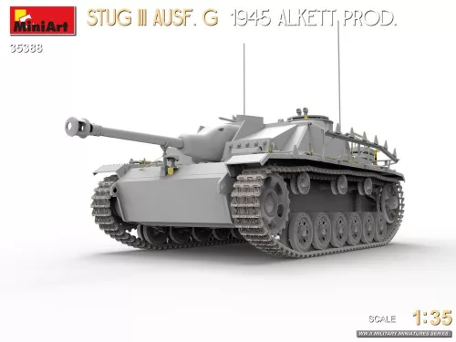 MiniArt StuG III Ausf. G  1945 Alkett Prod. – 1:35 harcjármű makett