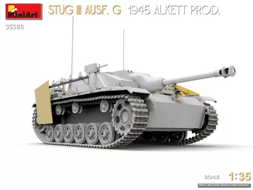 MiniArt StuG III Ausf. G  1945 Alkett Prod. – 1:35 harcjármű makett