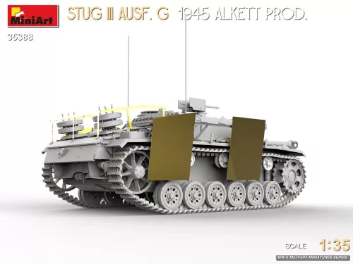 MiniArt StuG III Ausf. G  1945 Alkett Prod. – 1:35 harcjármű makett