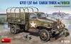 MiniArt 1,5t 4x4 G7117 Cargo Truck w/Winch – 1:35 teherautó makett