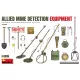 MiniArt Allied Mine Detection Equipment – 1:35 dioráma-kiegészítő