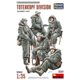   MiniArt Totenkopf Division. Kharkov 1943. Resin Heads – 1:35 figura makett