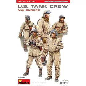   MiniArt U.S. Tank Crew ( NW Europe).  Special Edition – 1:35 figura makett