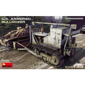 MiniArt U.S. Armored Bulldozer – 1:35 munkagép makett