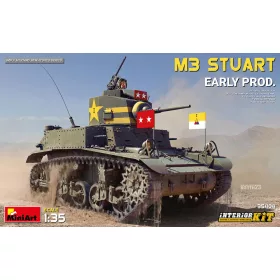   MiniArt M3 Stuart Early Prod. Interior Kit – 1:35 harcjármű makett
