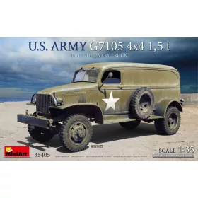   MiniArt U.S. Army G7105 4x4 1,5 t Panel Van – 1:35 teherautó makett