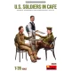 MiniArt U.S. Soldiers in Cafe – 1:35 figura makett