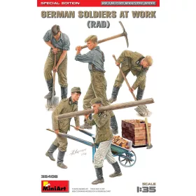   MiniArt German Soldiers at Work (RAD) Special Edition – 1:35 figura makett