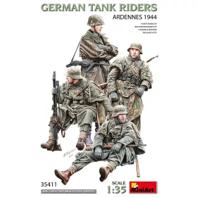   MiniArt German Tank Riders (Ardennes 1944) – 1:35 figura makett