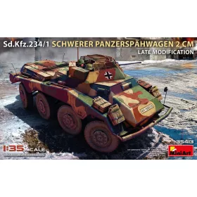   MiniArt Sd.Kfz.234/1 Schwerer Panzerspähwagen (2 cm). Late Mod – 1:35 harcjármű makett