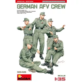   MiniArt German AFV Crew. Special Edition – 1:35 figura makett