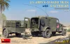 MiniArt US Army K-51 Radio Truck w/K-52 Trailer. Interior Kit – 1:35 teherautó makett
