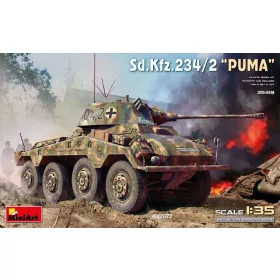 MiniArt Sd.Kfz.234/2 “Puma” – 1:35 harcjármű makett