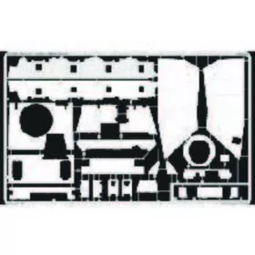   Eduard Accessories Sturmpanzer IV Brummbär SdKfz. 166 Zimmerit Fotoätzsatz - Sturmpanzer IV Brummbär SdKfz. 166 Zimmerit bevonat – fotómaratott részletező készlet