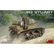 MiniArt M3 Stuart Light Tank. Initial Prod. – 1:35 harcjármű makett