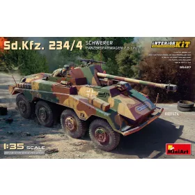   MiniArt Sd.Kfz. 234/4 Schwerer Panzerspahwagen 7,5 cm. Interior Kit – 1:35 harcjármű makett