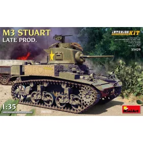   MiniArt M3 Stuart Late Prod. Interior Kit – 1:35 harcjármű makett