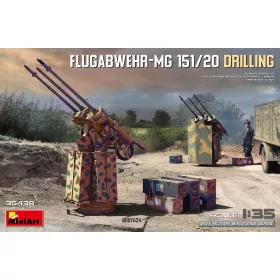   MiniArt Flugabwehr-MG 151/20 Drilling – 1:35 dioráma-kiegészítő