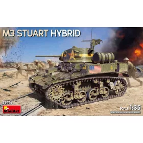 MiniArt M3 Stuart Hybrid – 1:35 harcjármű makett