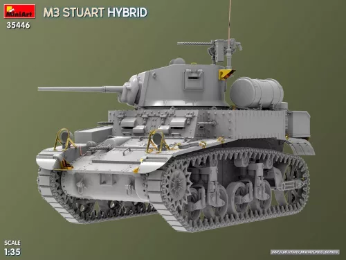MiniArt M3 Stuart Hybrid – 1:35 harcjármű makett