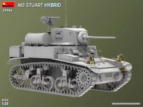 MiniArt M3 Stuart Hybrid – 1:35 harcjármű makett