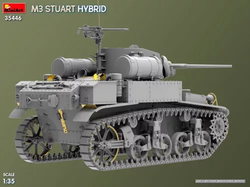 MiniArt M3 Stuart Hybrid – 1:35 harcjármű makett