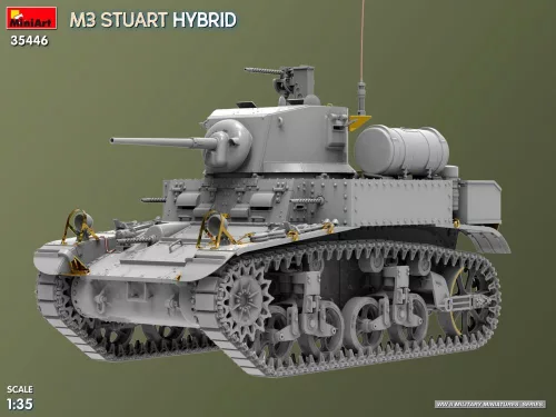 MiniArt M3 Stuart Hybrid – 1:35 harcjármű makett