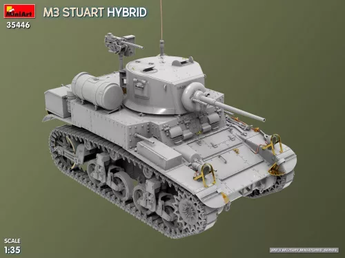 MiniArt M3 Stuart Hybrid – 1:35 harcjármű makett